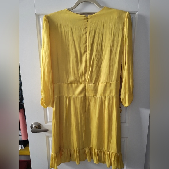 SMYTHE Ruffle detail 3/4 sleeve dress. Size 6 - Picture 2 of 5